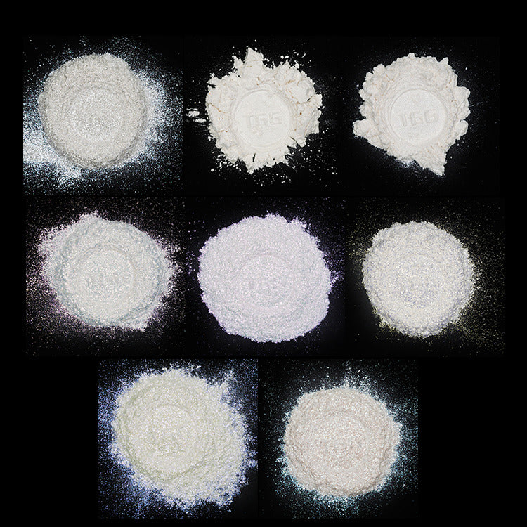 Iridescent Series Mica Powder - Flash White