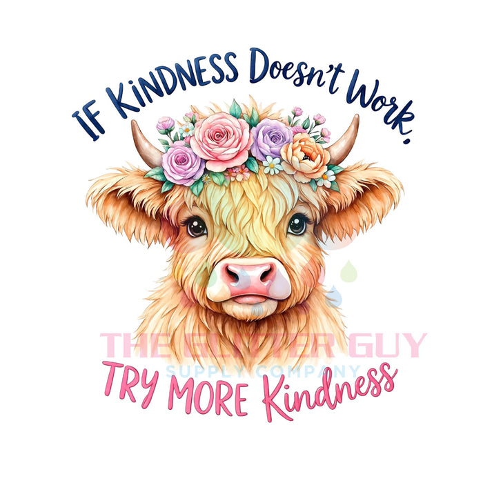 Printed Decal - Try Kindness