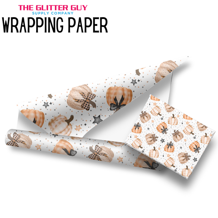 Wrapping Paper - Pretty Pumpkins