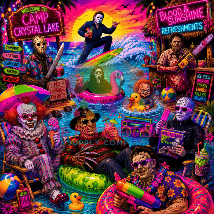 Printed Vinyl - Pool Party 033