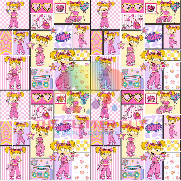 Printed Vinyl - 90s Girl 037