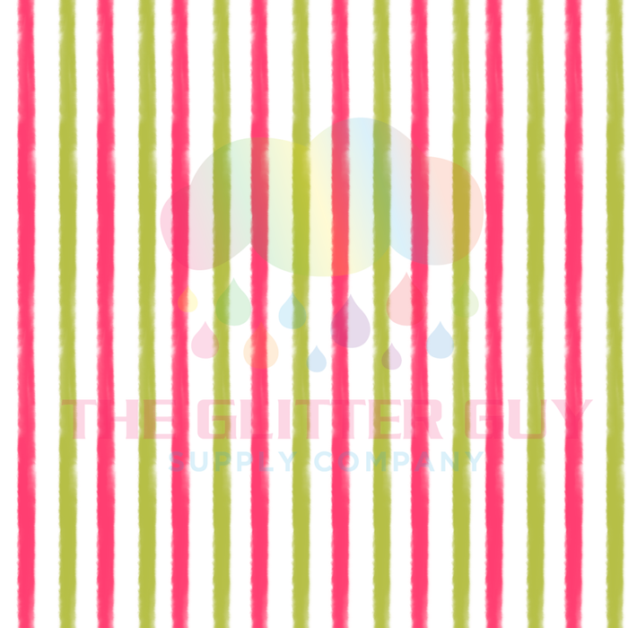 Printed Vinyl - Stripped Watermelon