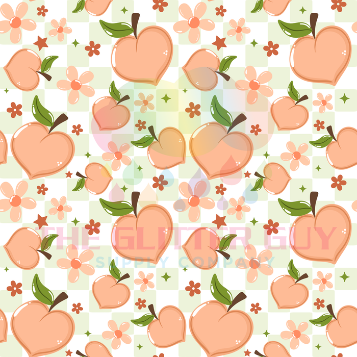 Printed Vinyl - Peachy