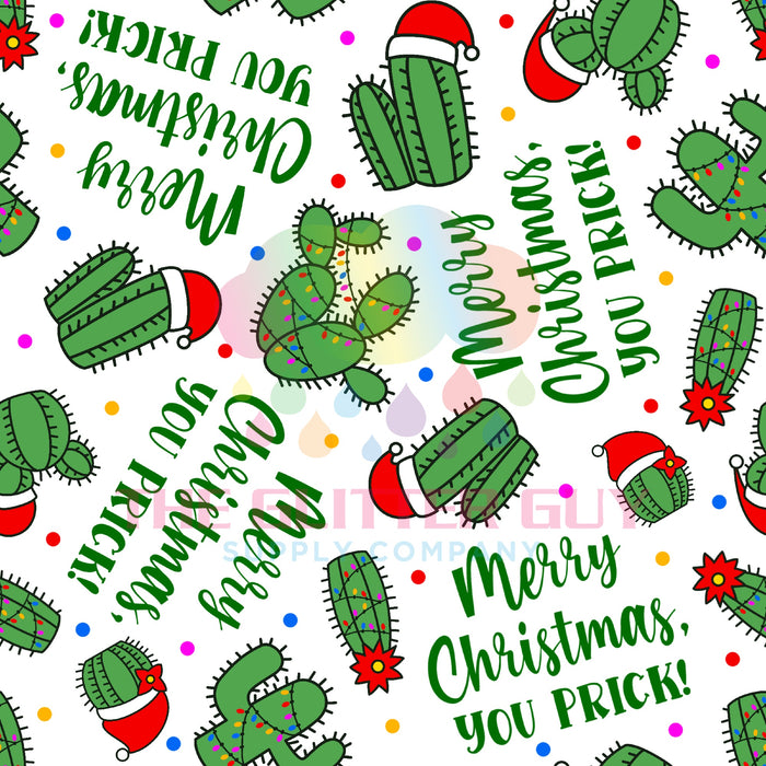 Printed Vinyl - Merry Christmas You Prick 051