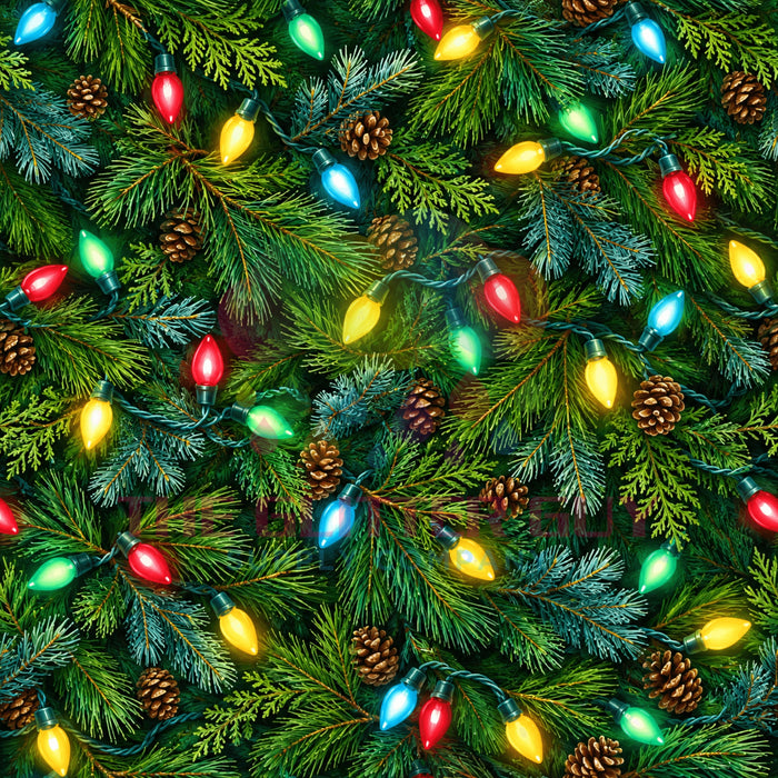 Printed Vinyl - Pine & Lights 054
