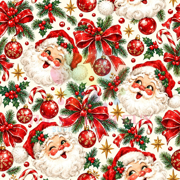 Printed Vinyl - Jolly Santa 059