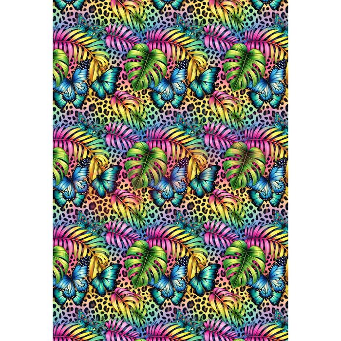 Notebook Wraps - Leopard Monstera