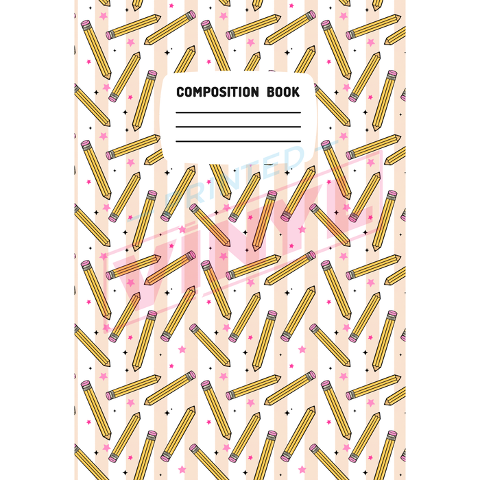 Notebook Wraps - Pencils