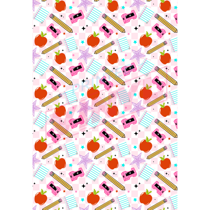 Notebook Wraps - Pink School Stuff