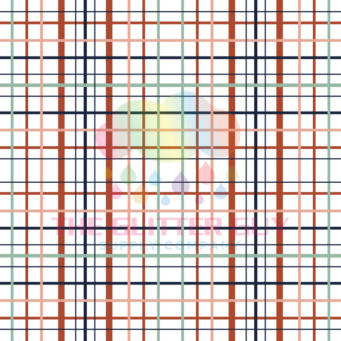 Printed Vinyl - Christmas Plaid 065