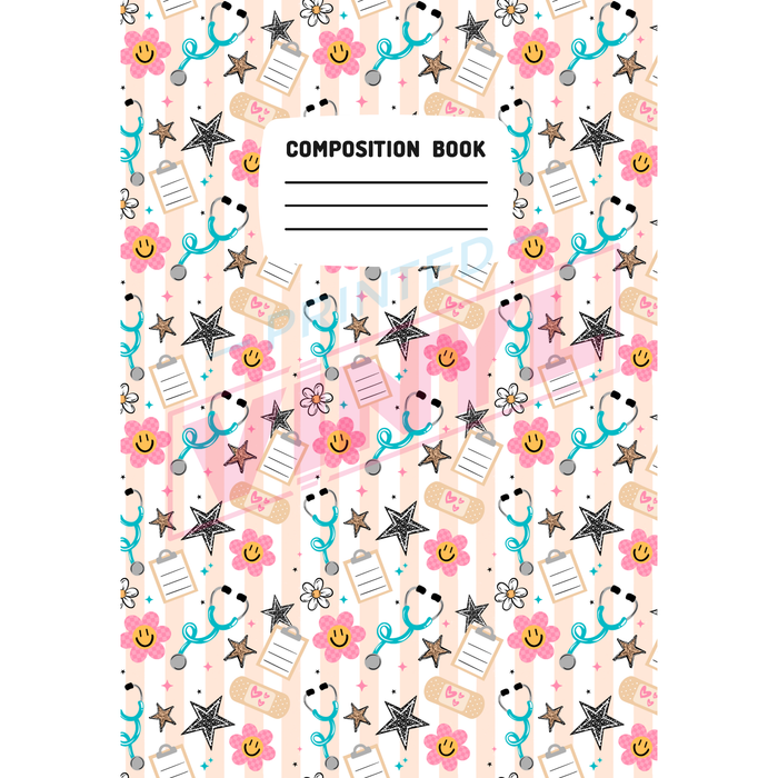 Notebook Wraps - School Nurse