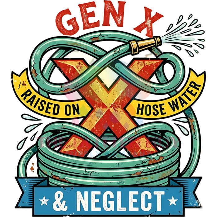 Printed Decal - Gen X Hose Water Knot #69