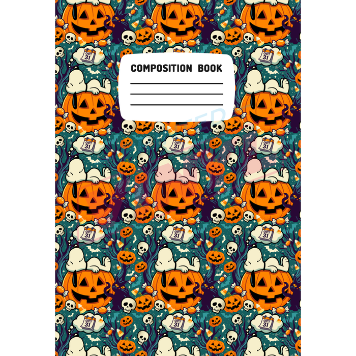 Notebook Wraps - Wake Halloween
