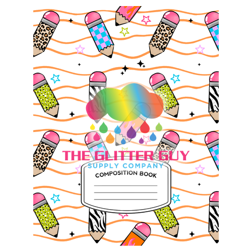 Notebook Wraps - Colorful Pencils