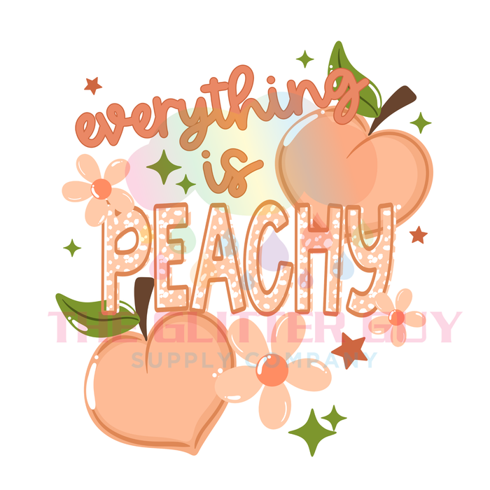 Printed Decal - Peachy