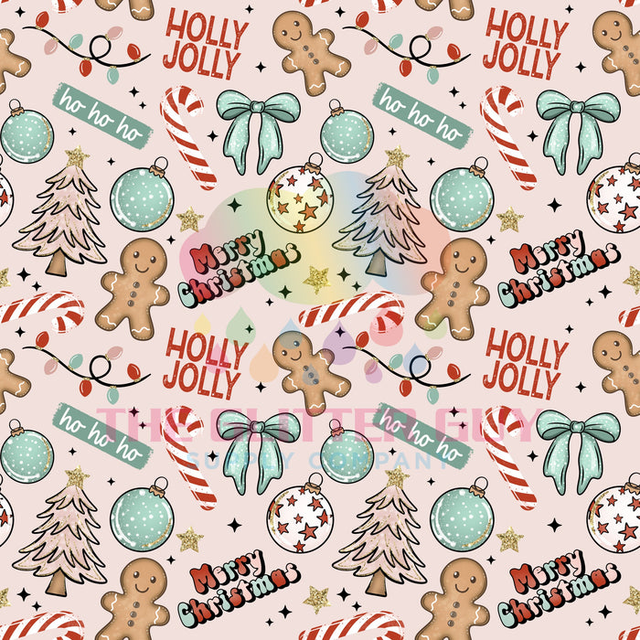 Printed Vinyl - Merry Christmas Collage 076