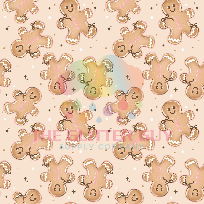 Printed Vinyl - Gingerbread