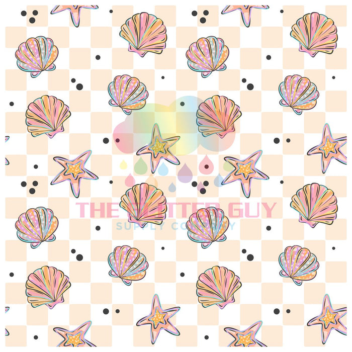 Printed Vinyl - Colorful Shell