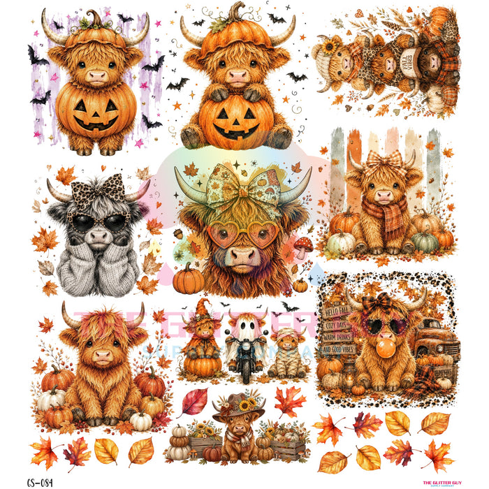 Premade Gang Sheet - Halloween Highlands #084