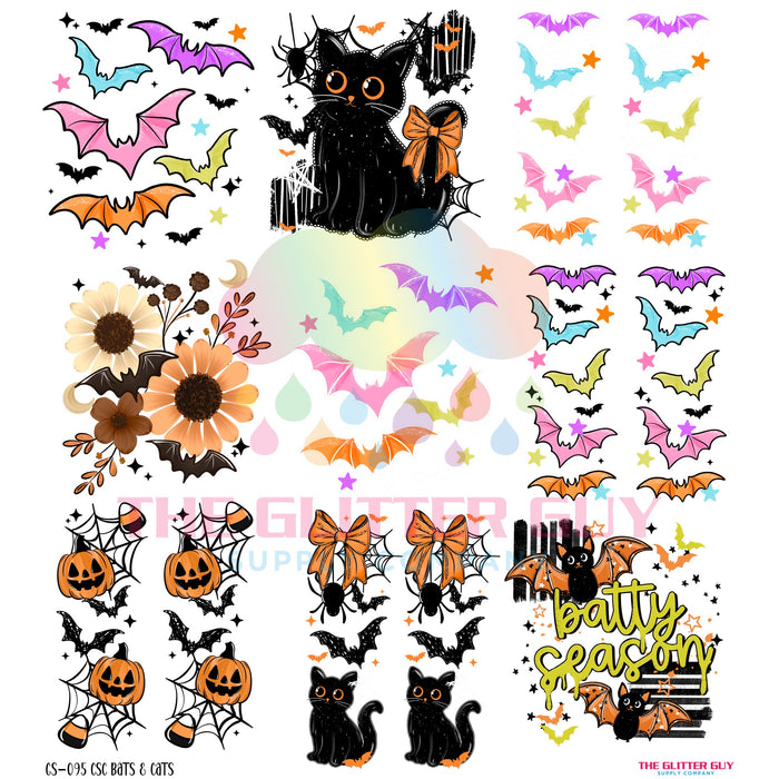 Premade Gang Sheet - CSC Bats & Cats #095