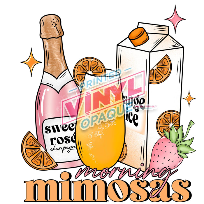 Printed Decal - Morning Mimosas