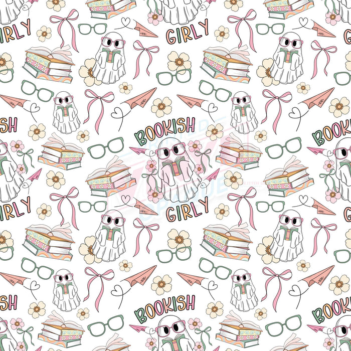 Printed Vinyl - Bookish Girly Ghost