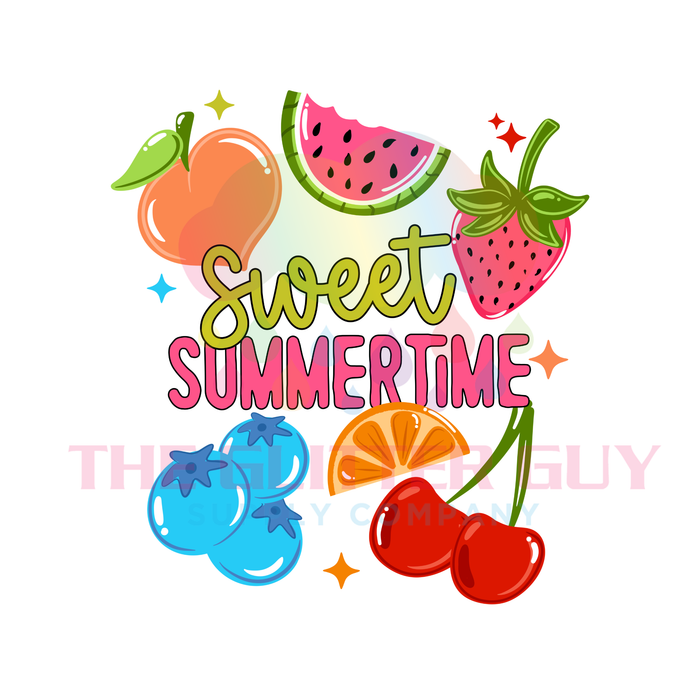 Printed Decal - Fruity Summertime
