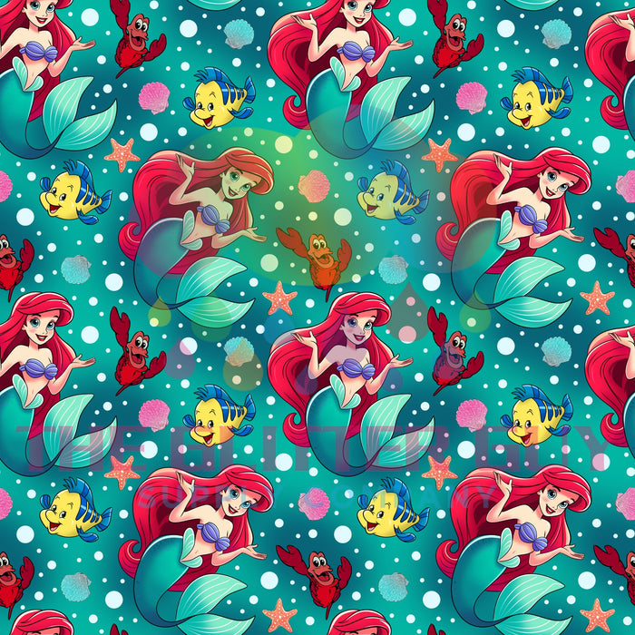 Printed Vinyl - Mermaid