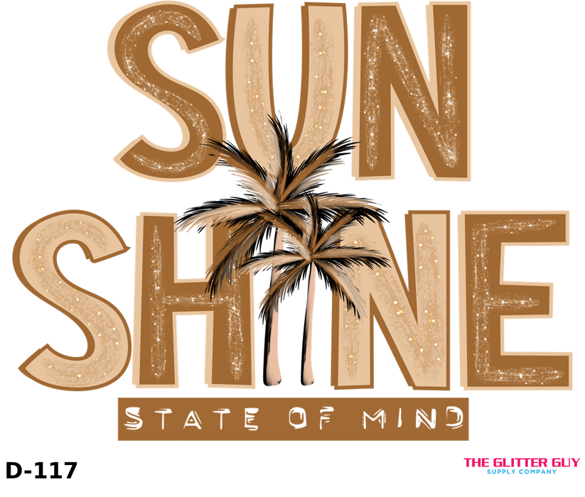 Printed Decal - Sunshine State Of Mind
