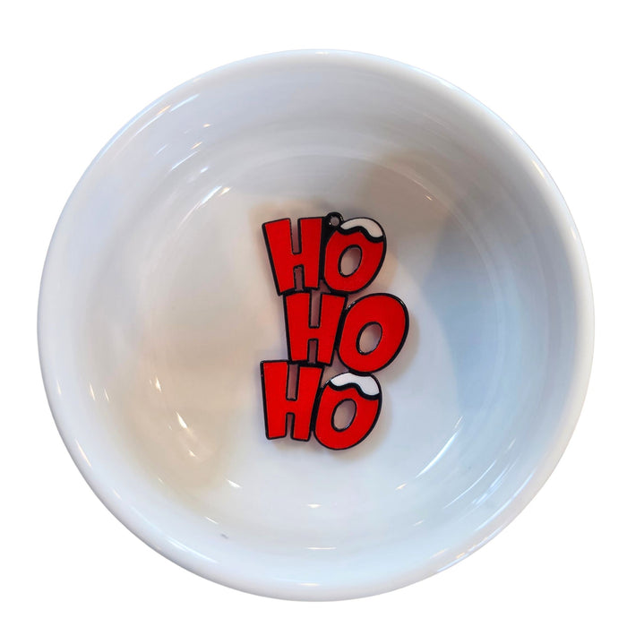 Zipper Pull Nylon Zipper Set - Ho Ho Ho Red