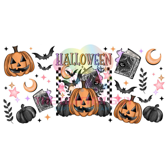 Libbey Can Wrap 16oz -  Ink Transfers | Halloween