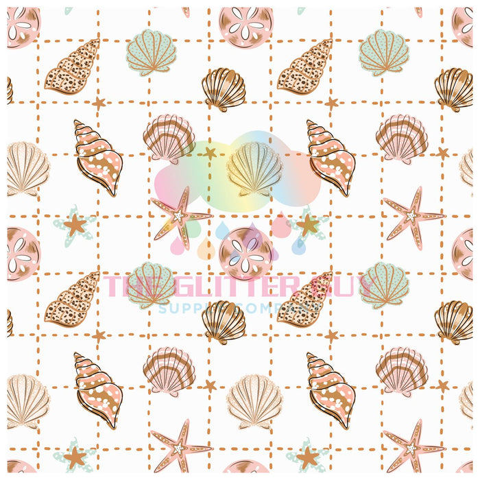 Printed Vinyl -Seashell