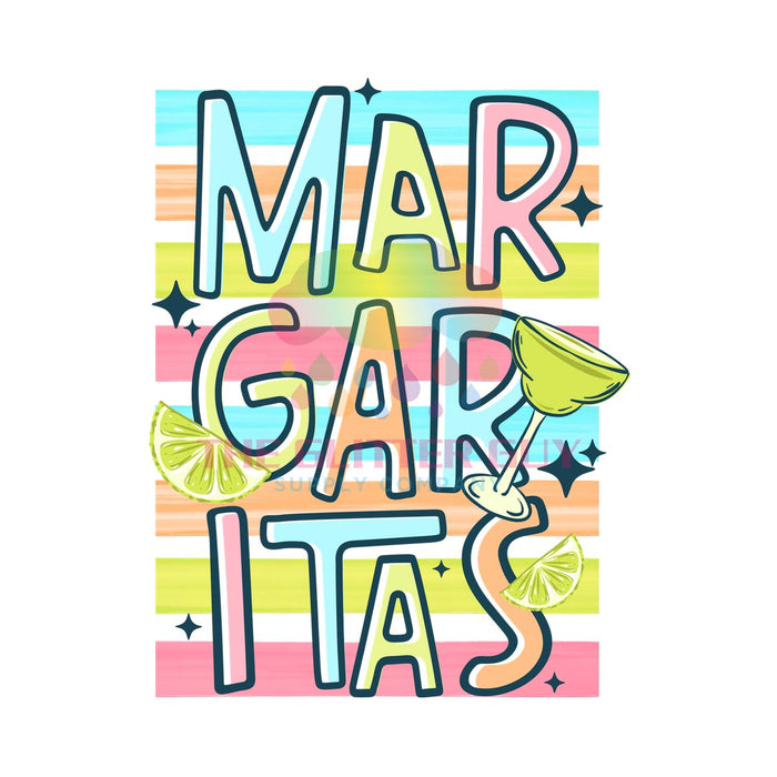 Printed Decal - Margaritas