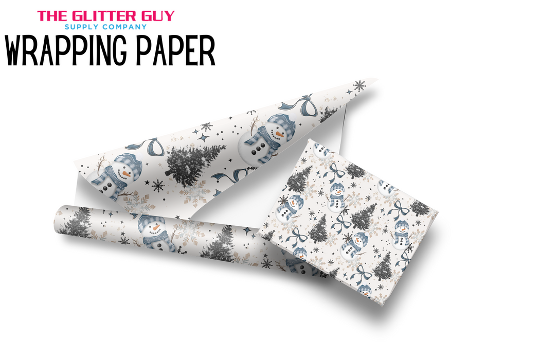 Wrapping Paper - Happy Snowmen