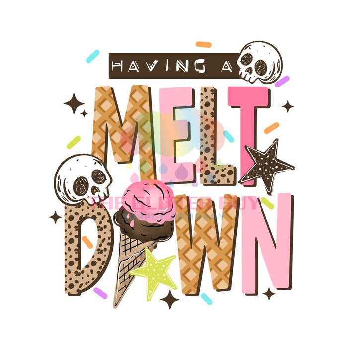 Printed Decal - Meltdown