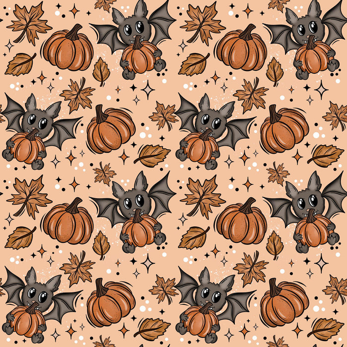 Printed Vinyl - Fall Vibes Bat