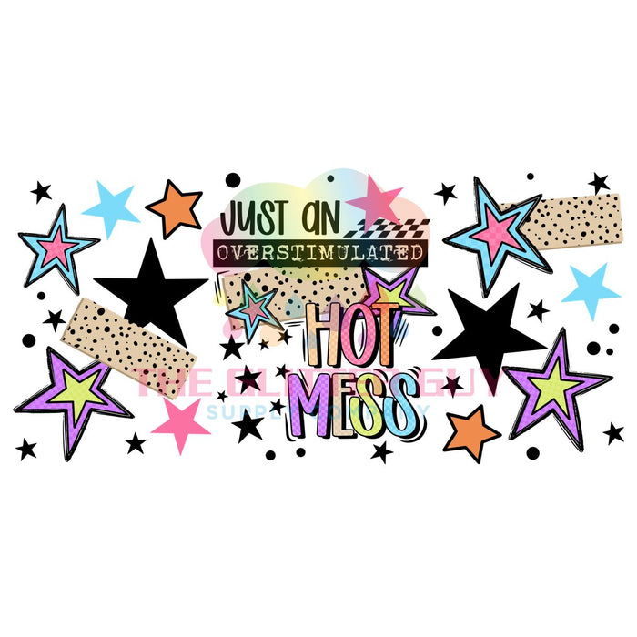 Libbey Can Wrap 16oz -  Ink Transfers | Overstimulated Hot Mess