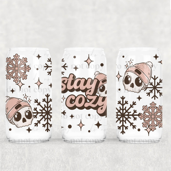 Libbey Can Wrap 16oz -  Ink Transfers | Stay Cozy