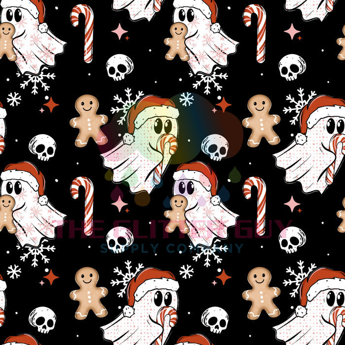 Printed Vinyl - Ghosts & Gingerbread