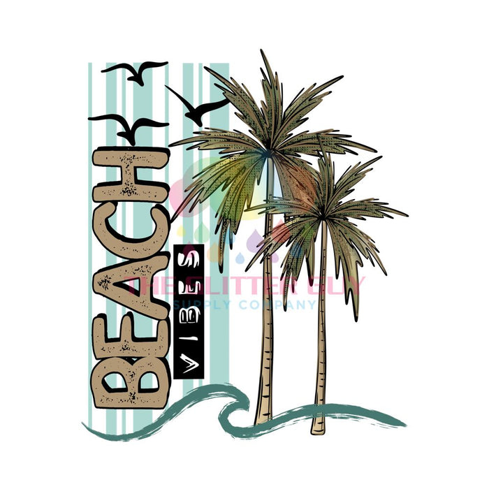 Printed Decal - Beach Vibes