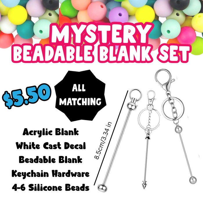 Mystery Beadable Blank Set