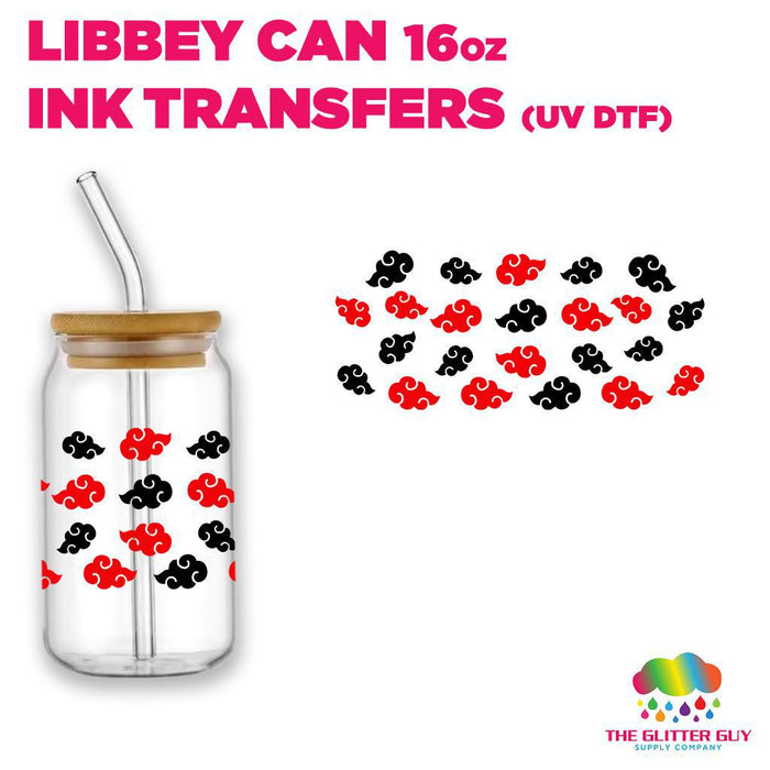 Libbey Can Wrap 16oz - Ink Transfers | Anime Cloud