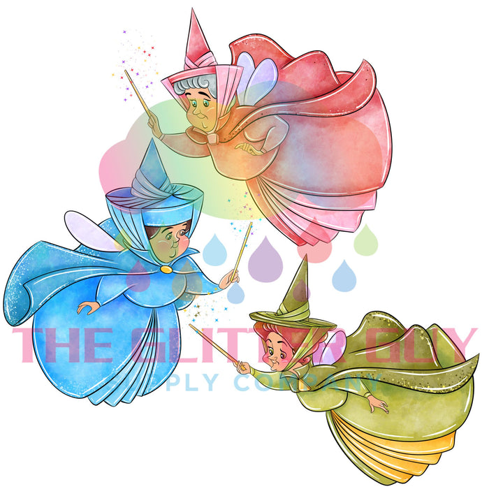 Printed Decal - Good Fairies