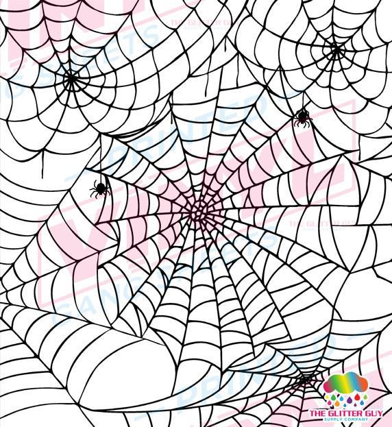 Spiderwebs | 10" x 10" Ink Transfer Sheet