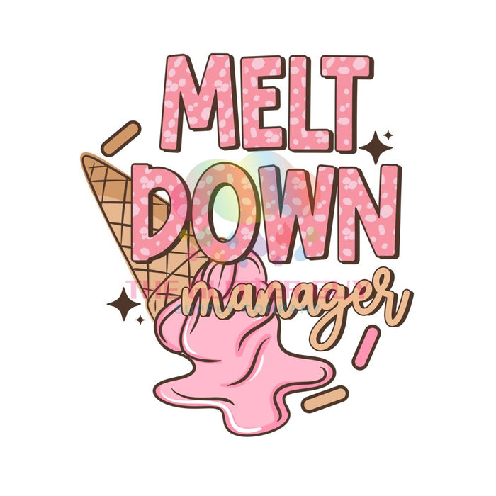 Printed Decal - Managing Meltdowns