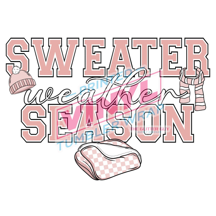 Printed Decal - Sweater Weather Season