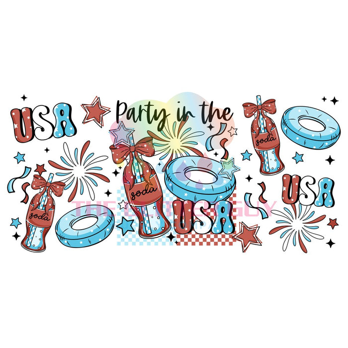 Libbey Can Wrap 16oz -  Ink Transfers | Party In The USA