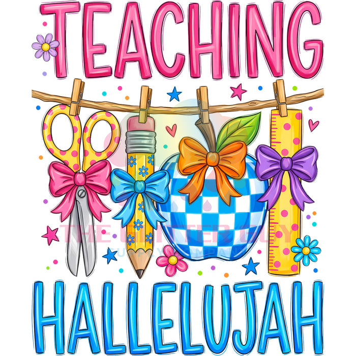 Printed Decal - Teaching Hallelujah #254