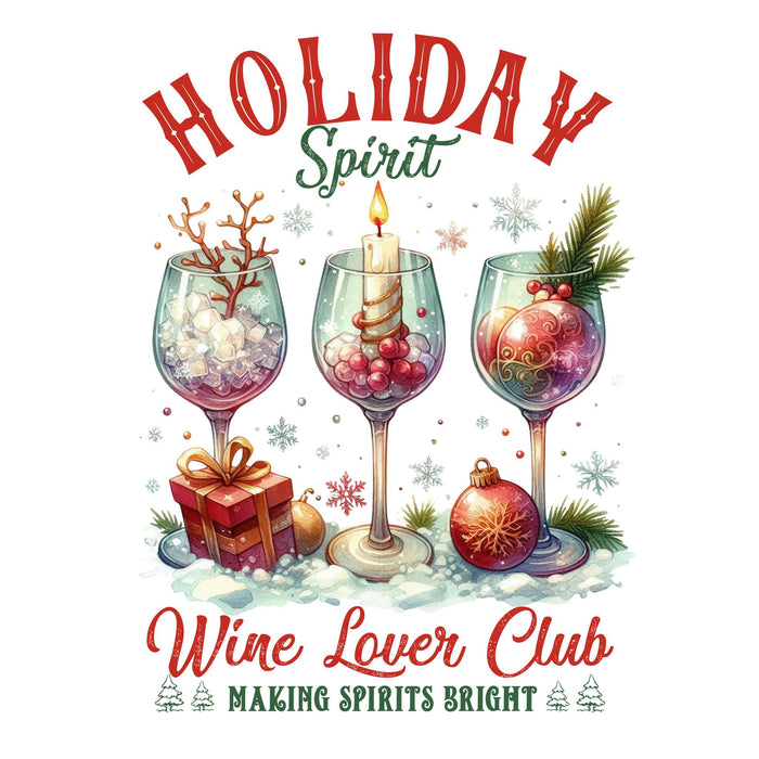 Printed Decal - Wine Lovers Club