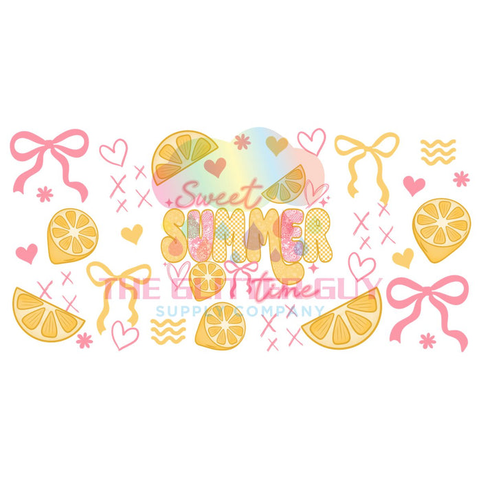 Libbey Can Wrap 16oz -  Ink Transfers | Sweet Summertime